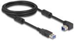 Delock USB 5 Gbps kábel A-típusú apa - B-típusú apa 90 lefelé néző csatlakozóapaval 2 m (81113) - dellaprint
