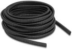 Delock Műanyag kábel védőborítást biztosító ovális alakú hajlékony vezeték 13, 6 x 6, 3 mm - hossza 10 m fekete (60620)