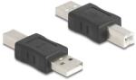 Delock USB 2.0 adapter A-típusú USB apa - B-típusú USB apa (67198)