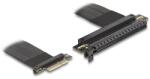Delock Riser kártya PCI Express 3.0 x4 x4 apa x16 foglalatba, 30 cm-es kábellel (81498)