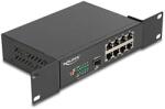 Delock 10" Gigabit Ethernet-kapcsoló, 8 port + 1 SFP (88064)