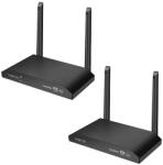 LogiLink HDMI átviteli készlet, KVM, vezeték nélküli, 150m, 1-4, 4K@60Hz (HDW0103) - dellaprint