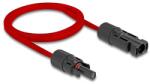 Delock DL4 napelemes lapos kábel apa - anya 1 m piros (60676) - dellaprint