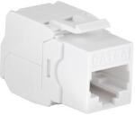 LogiLink Cat. 6A Keystone Jack UTP 22 26 AWG, szerszám nélkül, 16, 3 mm szélesség (NK4072) - dellaprint