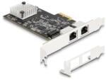 Delock PCI Express x2 kártya - 2 x RJ45 5 Gigabit LAN (81261)