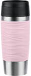 emsa TRAVEL MUG Waves thermal mug (light pink/stainless steel, 0.36 liters) (N2021400)