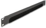 Delock 19 alul nyitott kábelrendező fésűcsík 1U sötétszürke (66750)