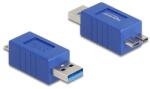 Delock USB 5 Gbps adapter A-típusú USB apa USB Micro-B apa (67214)
