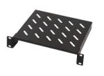 LogiLink Konzolos polc 10" -os állványra szerelhető, 200 mm, 1U, fekete (ACT112)