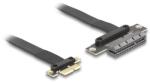 Delock Riser kártya PCI Express 3.0 x1 x1-es apa x4-es bővítőhelyre, 30 cm-es kábellel (81495) - dellaprint