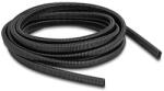 Delock Műanyag kábel védőborítást biztosító ovális alakú hajlékony vezeték 13, 6 x 6, 3 mm - hossza 5 m fekete (60619)