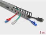 Delock Huzalozási csatorna 40 x 40 mm - hosszúsága 1 m szürke (22029)