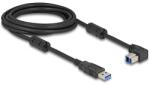 Delock USB 5 Gbps kábel A-típusú apa - B-típusú apa 90 lefelé néző csatlakozóapaval 3 m (81114)