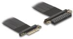 Delock Riser kártya PCI Express 3.0 x4 x4-es apa x8-as bővítőhelyre, 30 cm-es kábellel (81497)