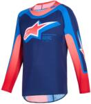 Alpinestars Tricou motocross Alpinestars Supertech Vista pentru copii, albastru închis-coral-cobalt (AIM173-0090)