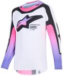 Alpinestars Tricou motocross Alpinestars Supertech Vista pentru copii, alb-violet-negru (AIM173-0089)