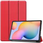  Husă din piele cu clapă pentru Samsung Galaxy Tab S6 Lite 2024 / S6 Lite 2022 / S6 Lite, roșie