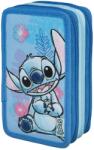 Scooli háromszintes töltött tolltartó, Stitch (STLP0421)