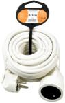 Solight Hosszabbítókábel tengelykapcsoló 1Z - 10m, fehér