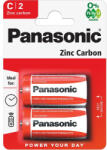 Panasonic Red Zinc C/baby 1.5V cink-mangán tartós elemcsomag (R14R-2BP) - mostelado