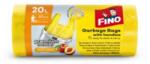 FINO Premium aromás füles, megkötős zacskók 20 ℓ, 7 mik. , 44 x 50 cm, sárga (30 db)
