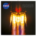 Realsystem Falinaptár képes lemeznaptár 300x300mm, NASA Realsystem 2026 - delfinbuvar