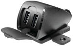 LAMPA USB-Fix Trek 2 esőálló dupla USB töltő - 12/24 V, 5400 mA