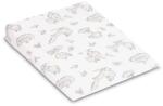Sensillo pamut huzat reflux párnához 30 x 38 cm - Fehér/szürke erdei állatok róka