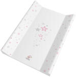 Bergon Puha vállas pelenkázó lap 50x80cm -Rózsaszín csillag