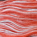  Ispe osztott hímzőfonal 8m színátmenetes 016 - Narancsos