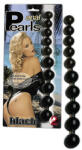 Orion Bile Anale Pearls, Negru, 27 Cm