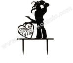  Sziluett beszúró - Mr és Mrs