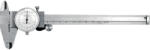 TOYA - Polonia Subler de atelier cu cadran 150mm, gradatie 0, 02 mm, fabricat din inox (15220)