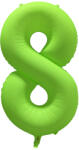Amscan Balon folie cu numărul 8 - Verde neon 86 cm