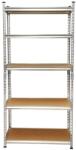 Breckner Germany Raft depozitare, metalic, 5 polite, 120 kg, 90x30x180 cm, Breckner Germany (BK78317) - artool Raft