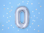  O betű ezüst lufi