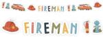  Tűzoltó szülinapi banner