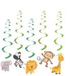  Dzsungel lógó dekor 30 db
