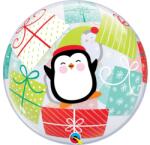  Karácsonyi pingvin bubbles átlátszó lufi - partyzunk