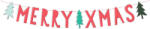  Merry Xmas transzparens