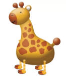  Sétáló zsiráf lufi - partyzunk