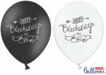  Szülinapi fekete-fehér léggömb