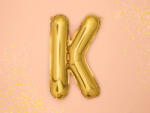  K betű arany lufi