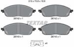 TEXTAR set placute frana, frana disc TEXTAR Q+ 2674201 (2674201)