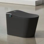 Anahita Construction Vas WC stativ multifuncțional cu bideu încorporat și capac încălzit Soft Close, 68 x 40 x 46 cm, negru mat, Anahita (SMARTST022E)