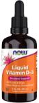 NOW NOW Vitamin D-3 Liquid 400 IU, 59 ml - fitnesdobavki - 19,36 лв