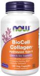 NOW NOW BioCell Collagen Hydrolyzed Type II, 120 Veg Capsules