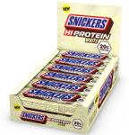 Mars Snickers High Protein White Bar, 1x57 Grams/12 bars box/