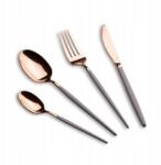 Berlinger Haus Rozsdamentes acél evőeszköz készlet 24 db polírozott Taupe Rose Gold (BH-3071)