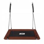 AGA Függő hintaszék téglalap alakú 150x79 cm Barna (DS150-BR)